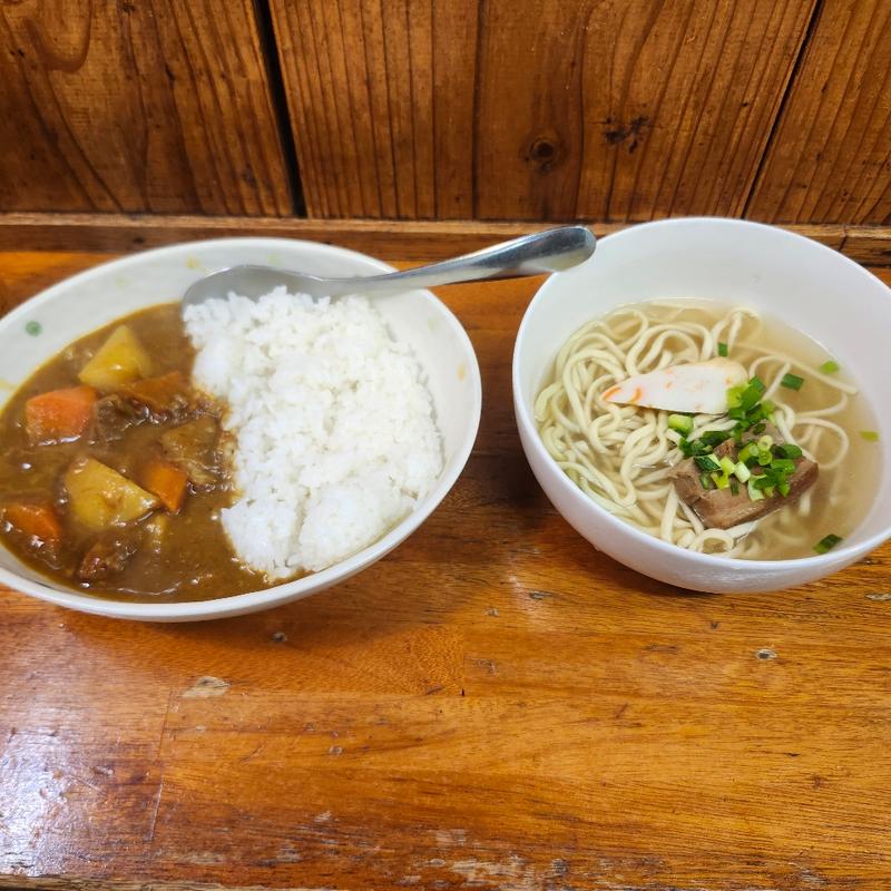 そば小カレーセット(三丁目そば)