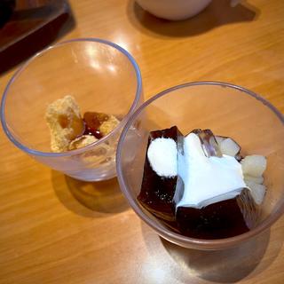 わらび餅&コーヒーゼリー
