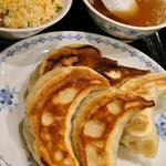 Bセット(餃子5個＋半チャーハン＋スープ)(開楽 本店 )
