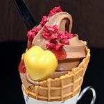 マルコリーニソフトクリームフランボワーズ(西武池袋本店)