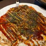 広島風お好み焼き特盛(麺2倍)(鉄板焼くわちゃん)