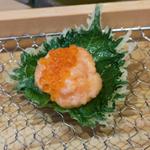 サーモンたたき大葉天(町鮨とろたく 上大岡店)