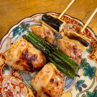 ねぎま(天神橋 焼鳥 日本酒と炭火焼き まぐまらし)