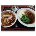 豚角煮丼セット