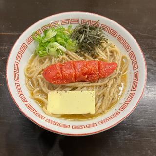 明太バターまぜそば(博多とんこつ 豚の足跡)