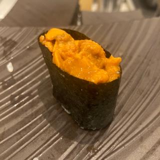 ウニ(立喰い寿司ABURI百貫 ペリエ海浜幕張店)