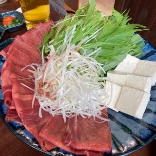 牛タンしゃぶしゃぶ(個室居酒屋 万福 東京駅八重洲店)