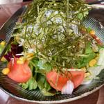 しらすサラダ(個室居酒屋 万福 東京駅八重洲店)