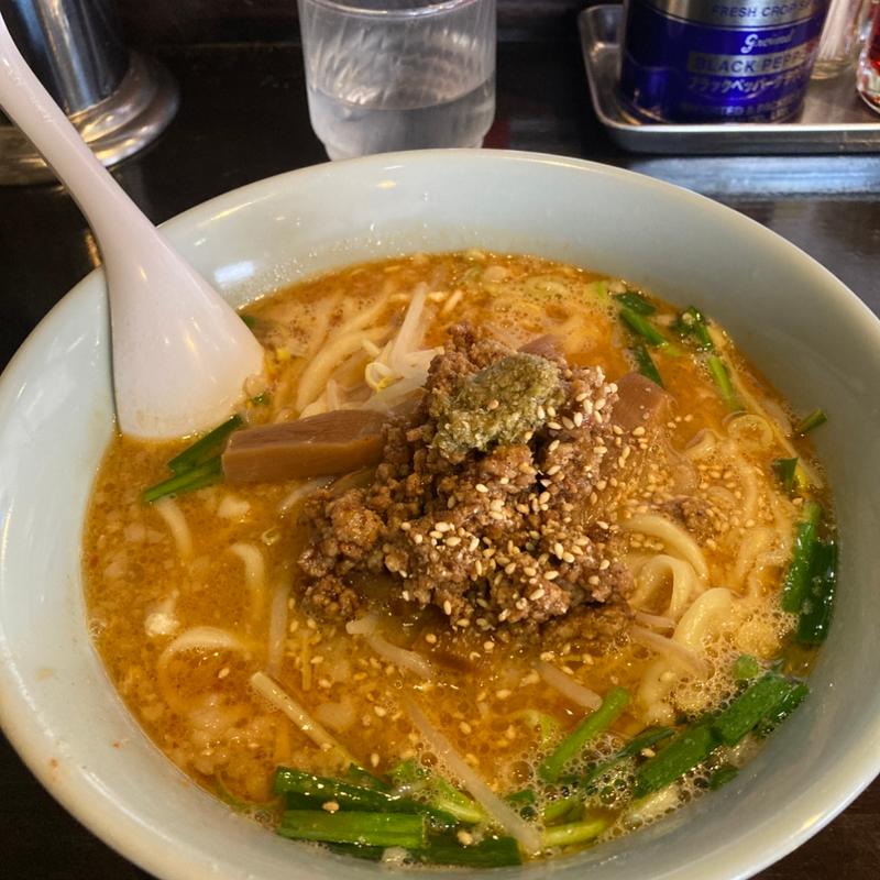 四川風味噌ラーメン(柳麺まる重)