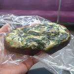 ほうれん草チーズとベーコンのタルティーヌ