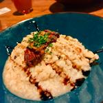 キノコのリゾット　フォアグラのソテー添え(PISOLA 茨木真砂店)