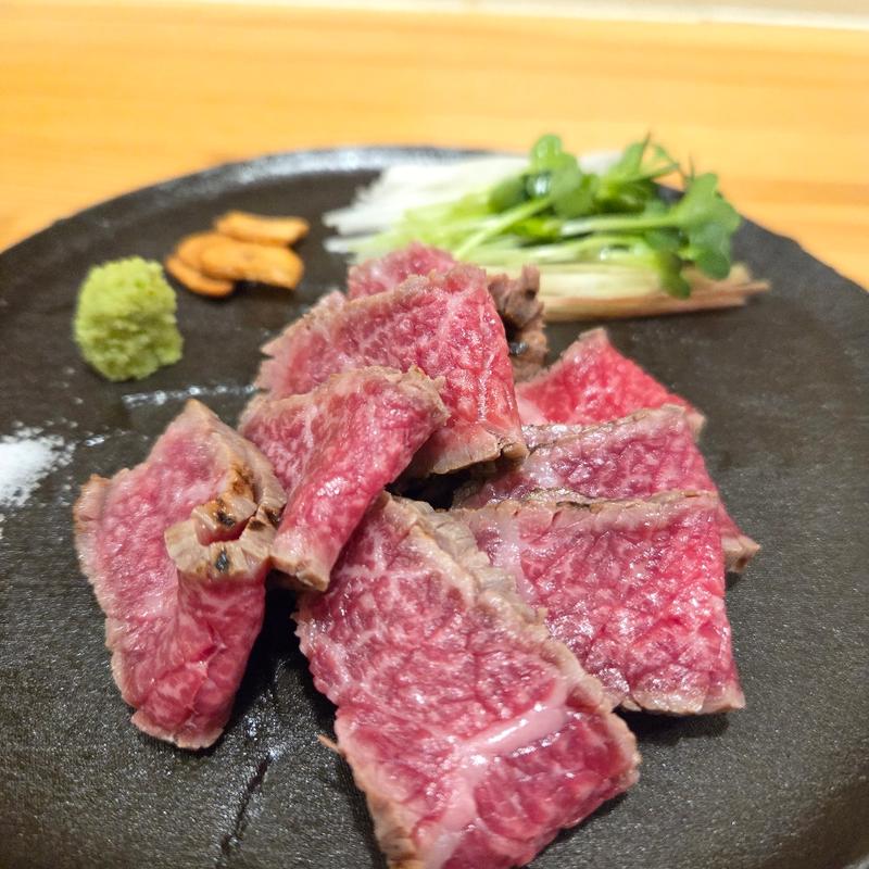 宮崎牛のタタキ(さるぅ)