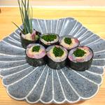 鯵の薬味巻き(さるぅ)