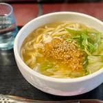 肉味噌うどん（温）