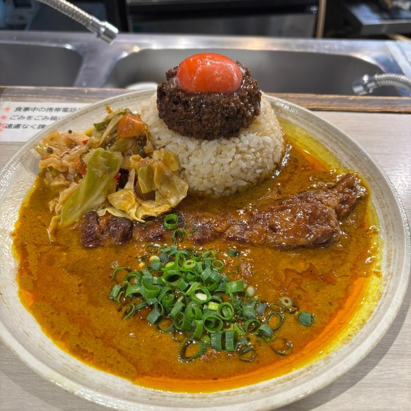 MIXキーマ豚(小)キャベツアチャール(吉田カレー  )