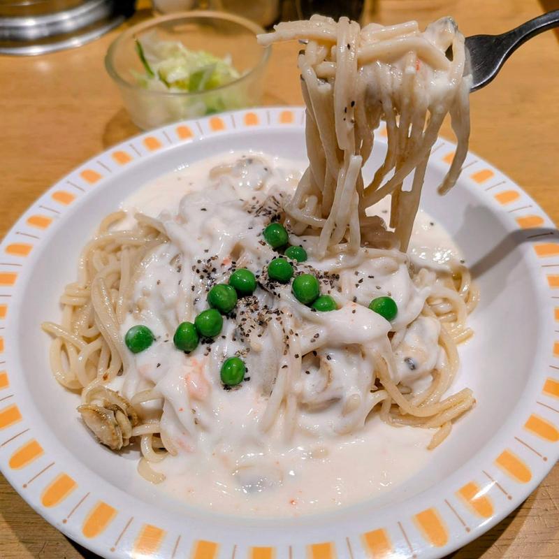 海鮮クリームスパゲティ(リトル小岩井)