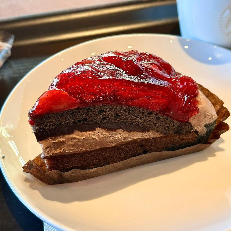 ストロベリー&チョコレートタルト(スターバックスコーヒー 渋谷ファイヤー通り店)