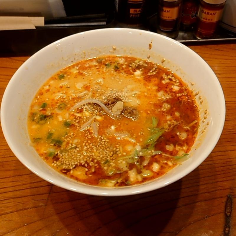 汁あり担々麺(もくもく)