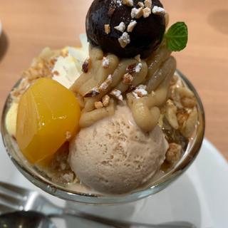 栗のモンブランパルフェ(デニーズ 上板橋店)