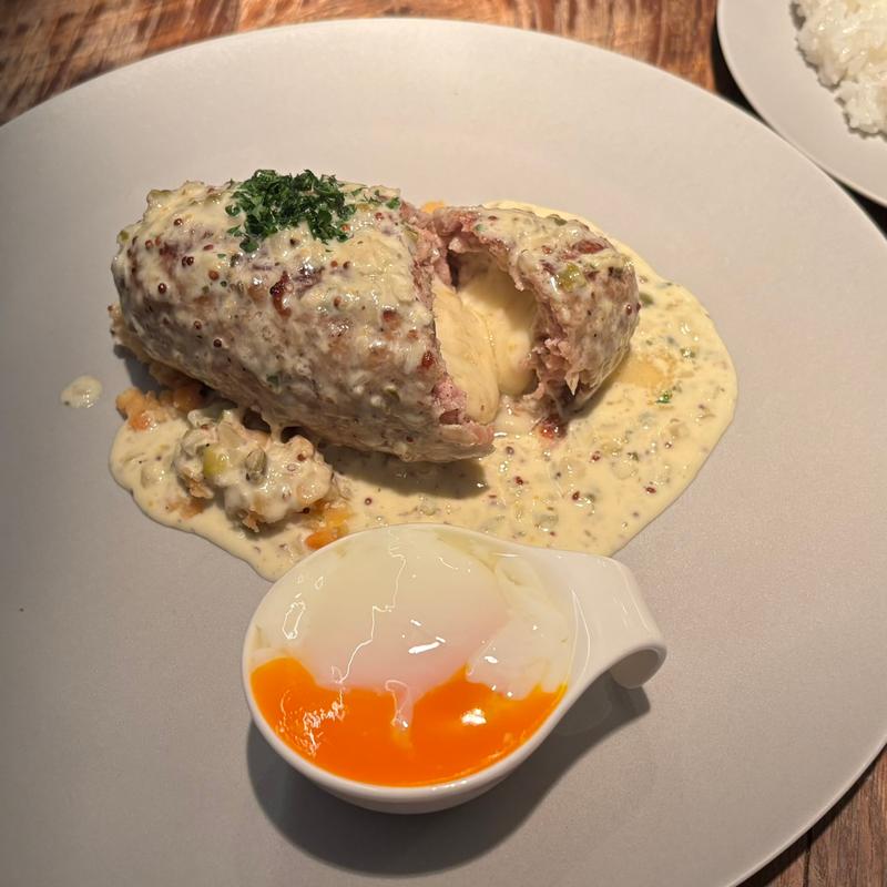 モッツァレラチーズ（クリームマスタードソース）(渋谷ハンバーグウィル)