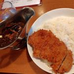 なすときのこのカリー(豚ヒレカツ付)(カリー屋 ジンコック)