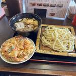 肉汁うどん 並 油揚げ増し かき揚げ