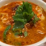 しびれる辛さのマーラー刀削麺(刀削麺の王様 茅場町店)