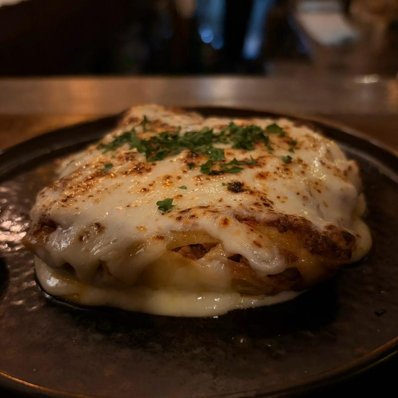 チーズたっぷりラザニア(マンデイオフ池下)