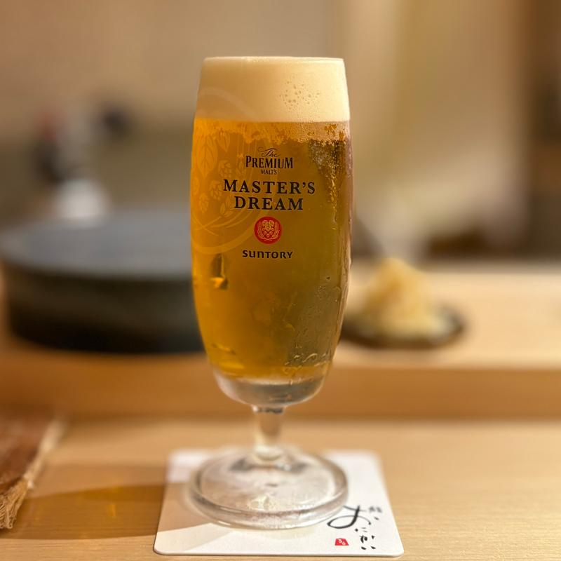 ザ・プレミアム・モルツ 生(浅草橋 鮨 うらおにかい)