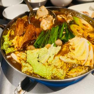 牡蠣の火鍋(中華菜食 直家)