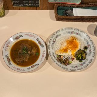 チキンごろっとカレー スパイス目玉焼き(Cini Curry)