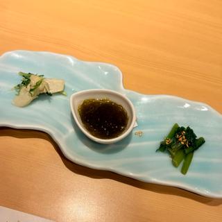 懐石 楓 前菜3種(味三昧 中村橋本店)