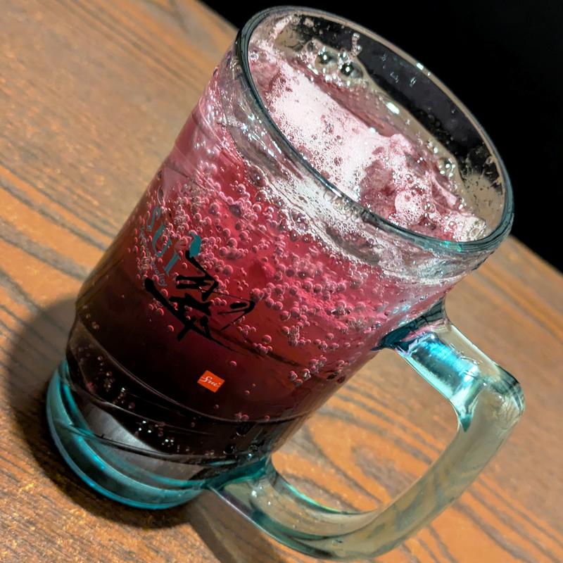 翠ジン赤しそソーダ(完全個室居酒屋 結び屋)