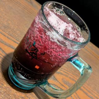 翠ジン赤しそソーダ(完全個室居酒屋 結び屋)