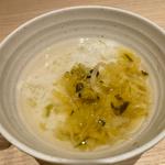 出汁茶漬けと白菜の漬物