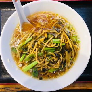 豚肉と高菜のあんかけ醤油ラーメン(家常菜 博朱)