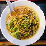 豚肉と高菜のあんかけ醤油ラーメン(家常菜 博朱)