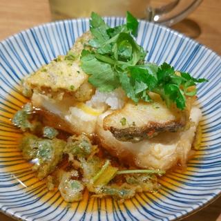 真鱈の磯辺揚げ出し 蕪おろし