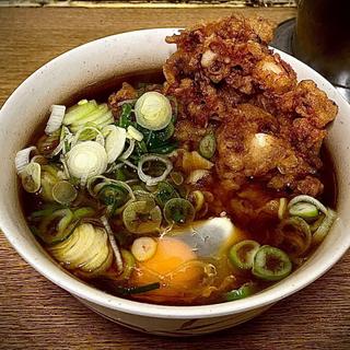 太蕎麦 ジャンボゲソ天 生玉子