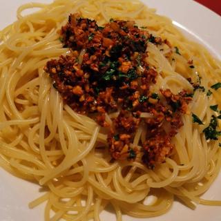 ガーリックオイルのパスタ(ピノキオ)