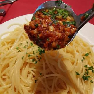 ガーリックオイルのパスタ