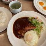ハンバーグモーニングセット