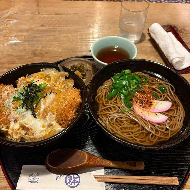 カツ丼定食(めんくいや 群)