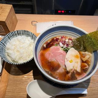 熟成醤油の中華そば、銀しゃり(おダシと銀しゃり 中華そば 二兎)