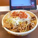 しらネギから牛丼大盛り