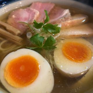 塩チャーシュー大盛味玉