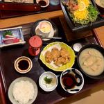 瓦そば唐揚げセット