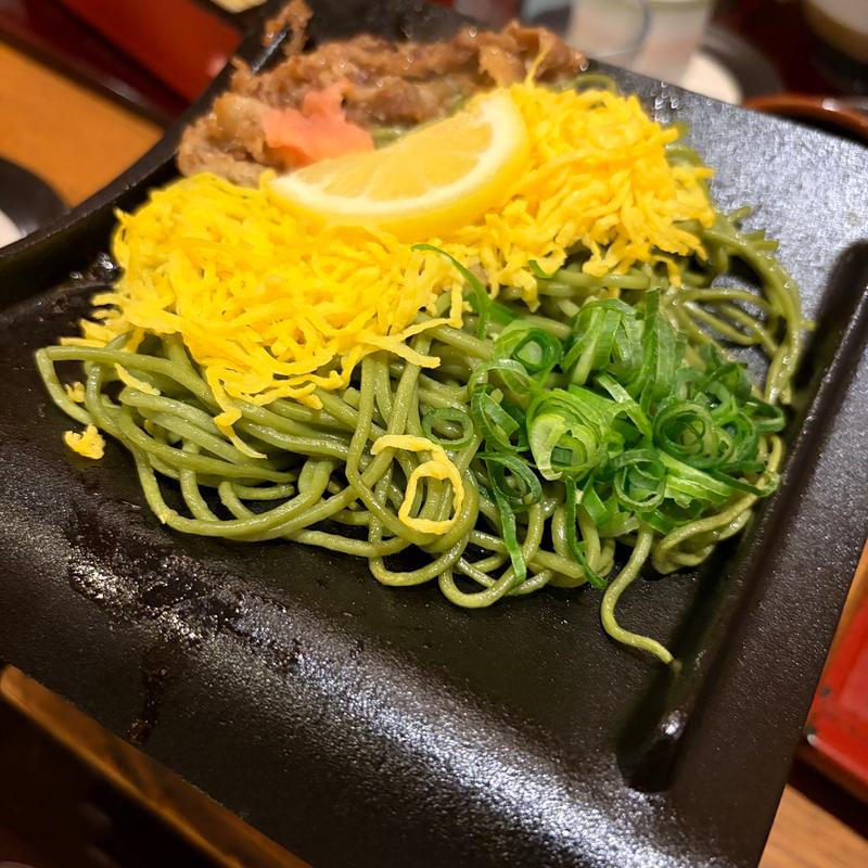 瓦そば(みほり峠 五日市店 （和麺旬彩）)