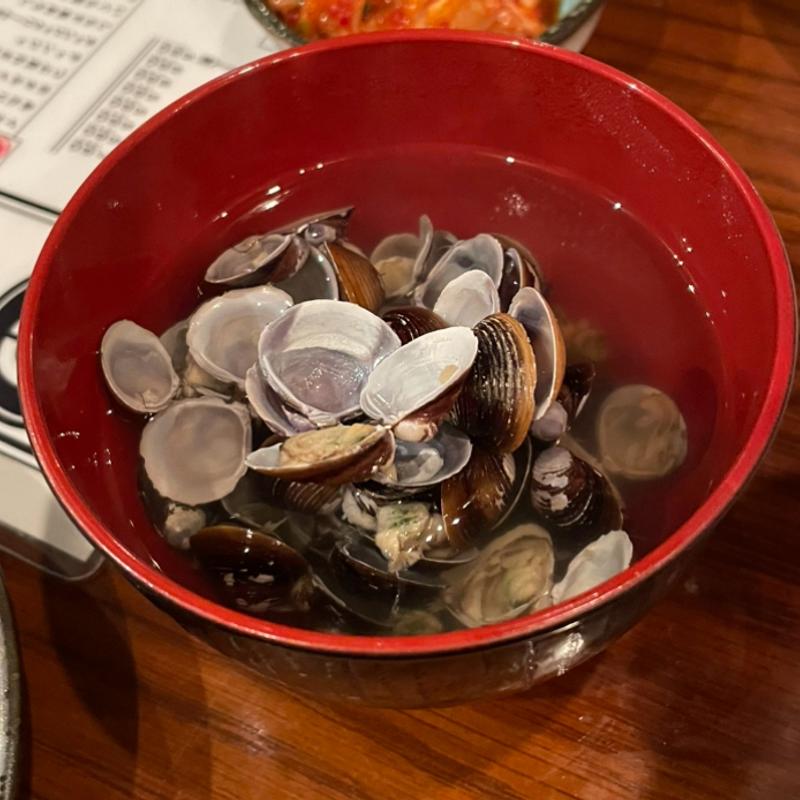 しじみ汁(トロ壱 名古屋駅前店)