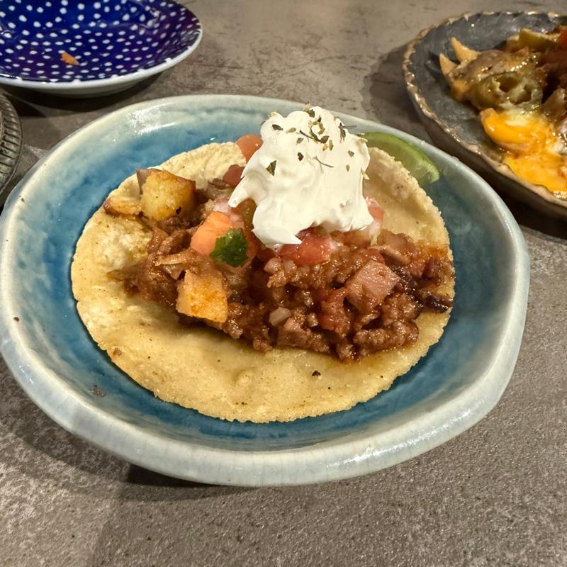 スパイスミンチタコス(唐黍堂)